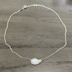 Kendra Scott Temple Silver Pendant Necklace